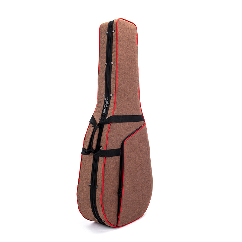 Exclusive release for popular products Waterproof brown fabric EVA polyfoam case for Classical Acoustic Bass Ukulele Banjo