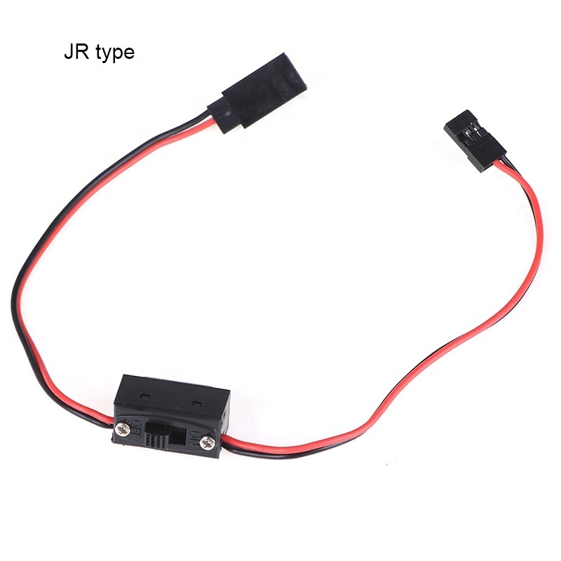 Control Receiver JR Futaba JST Connector RC Switch Battery On/Off With JR Lead Connectors Power Switch