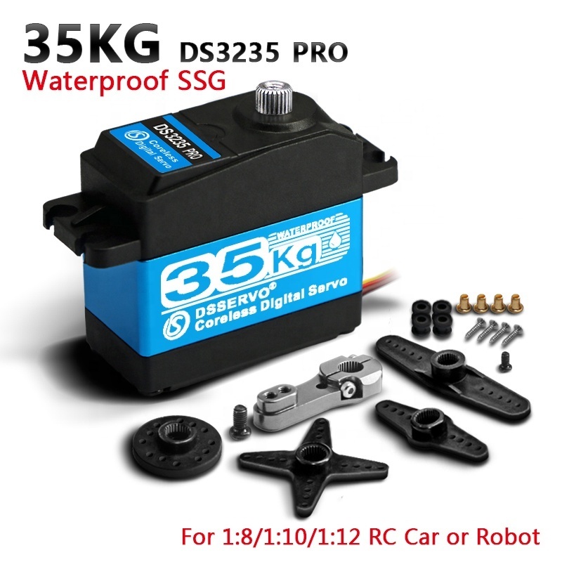 Waterproof SSG Coreless Servo DS3235 DS3225 Pro 25KG 35KG Digital High Speed Servo For Arduino Robotic 1/8 1/10 1/12 RC Car