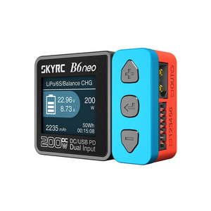 SkyRC B6neo B6 Neo Smart Charger DC 200W PD 80W 10A LiPo Battery Balance Charger Multi-Function LiFe NiMH Battery Charger