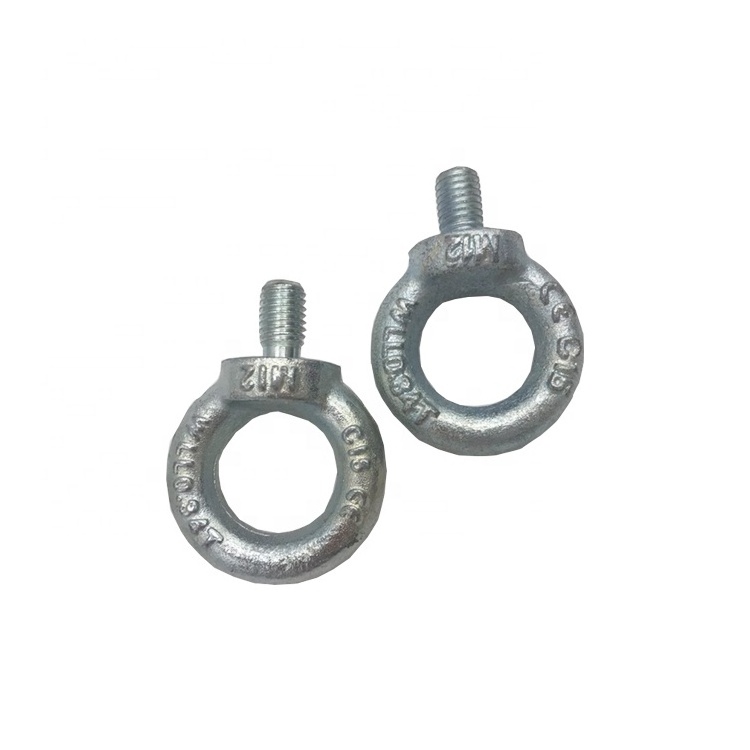 High Quality China Manufacturer DIN 580 Zinc Plated Collar Lifting Eyebolt Stainless Steel 304 Rigging Eye Bolt