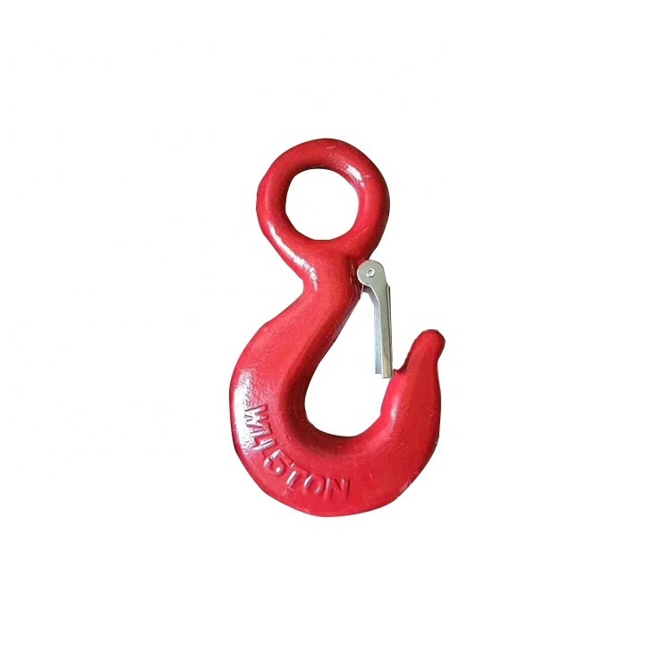 American Hook Lifting Cargo Hook US Type Stainless Steel Eye Hoist Hook With Latch