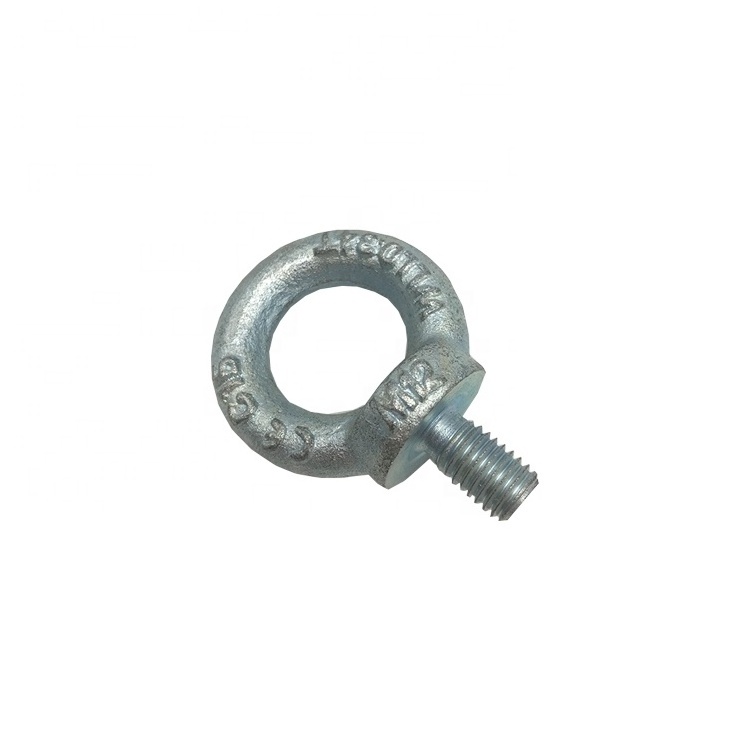 High Quality China Manufacturer DIN 580 Zinc Plated Collar Lifting Eyebolt Stainless Steel 304 Rigging Eye Bolt