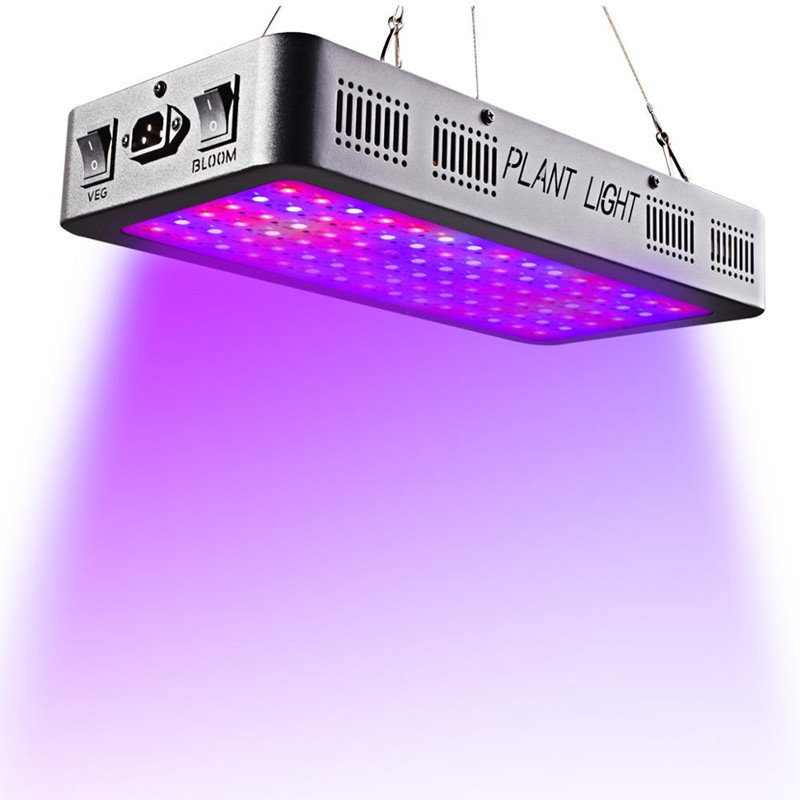 Double Switch Bloom/VEG 900W LED Plant Grow Light,Full Spectrum 600W Plant Light for Indoor Plants Growing- 600W(10W Leds 60Pcs)