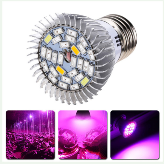 28W Full Spectrum E27 Led Grow Light Growing Lamp Light Bulb For Flower Plant fruits led lights