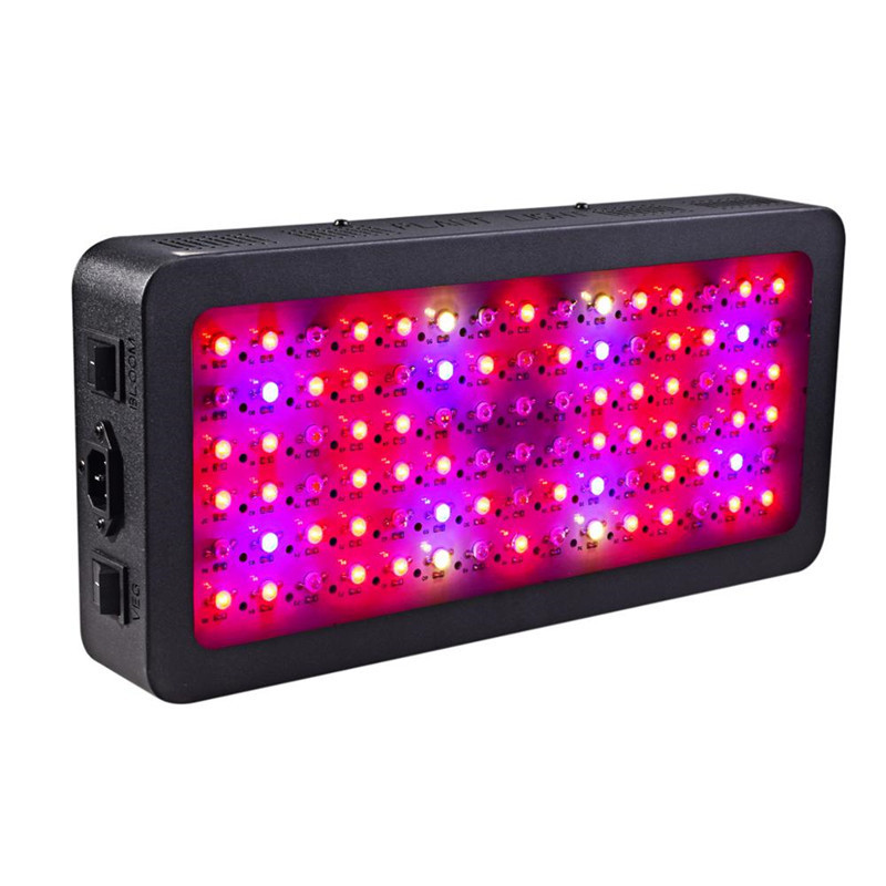 Double Switch Bloom/VEG 900W LED Plant Grow Light,Full Spectrum 600W Plant Light for Indoor Plants Growing- 600W(10W Leds 60Pcs)