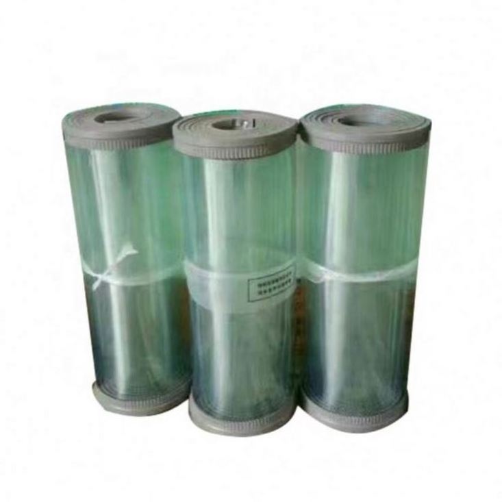 Flexible plastics soft curtains transparent flexible PVC strip sheet folding magnetic PVC curtain