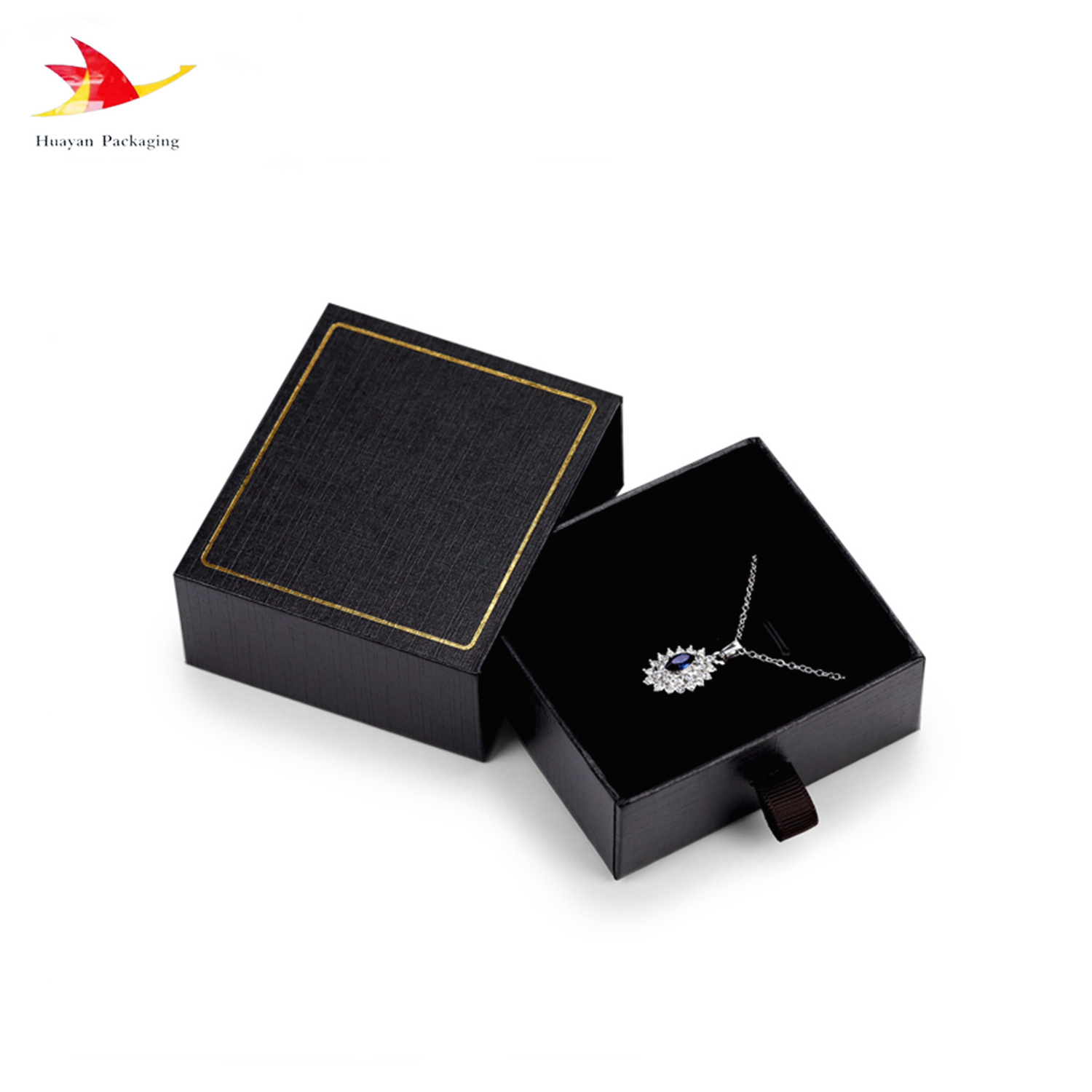 Custom Logo Luxury Rigid Sliding Packaging Drawer Gift Box of high-end Jewelry/Clothing/Cosmetics