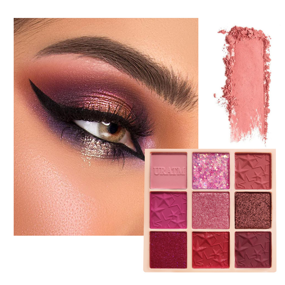 9 colors Luxury Private Label Professional Makeup Eyeshadow Foundation Makeup Eyeshadow palette