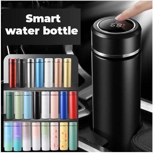 Custom logo Digital 500 ml Vacuum Flasks with LED Temperature Display Stainless Steel 500ml termo thermo cup Smart Water Bottle