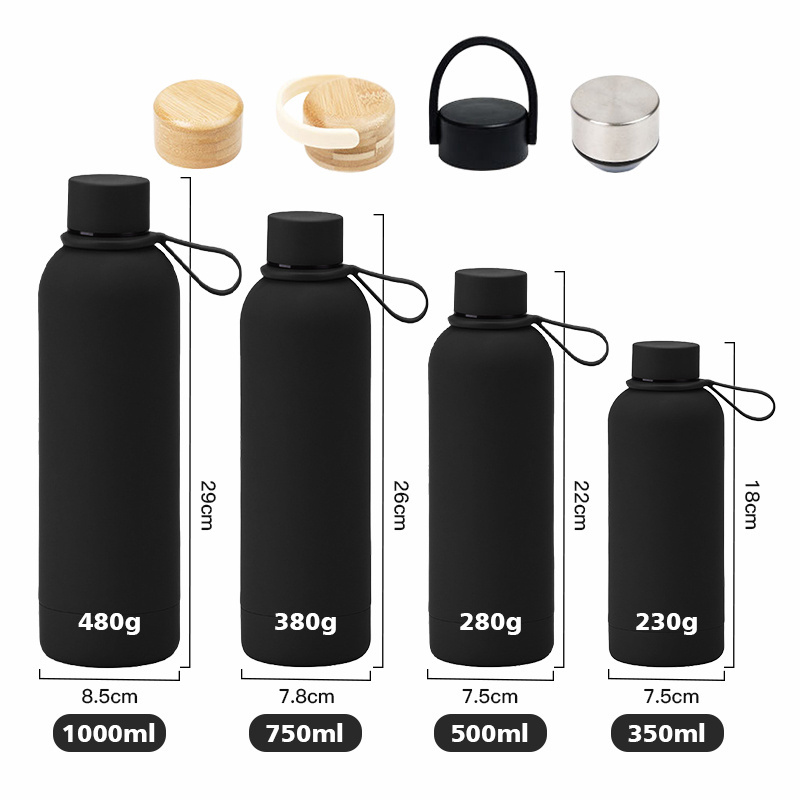 Factory Customized 17oz Vacuum Insulated Thermal Drink Bottle Double Wall 350ml 500ml 750ml 1000ml Stainless Steel Water Bottle