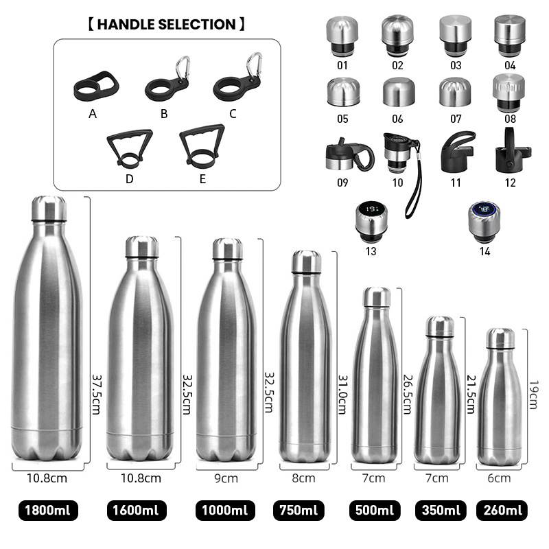 17oz Vacuum Flasks Cola Shape Fitness Thermo Sports Bottle Stainless Steel Water Bottle With Custom Logo