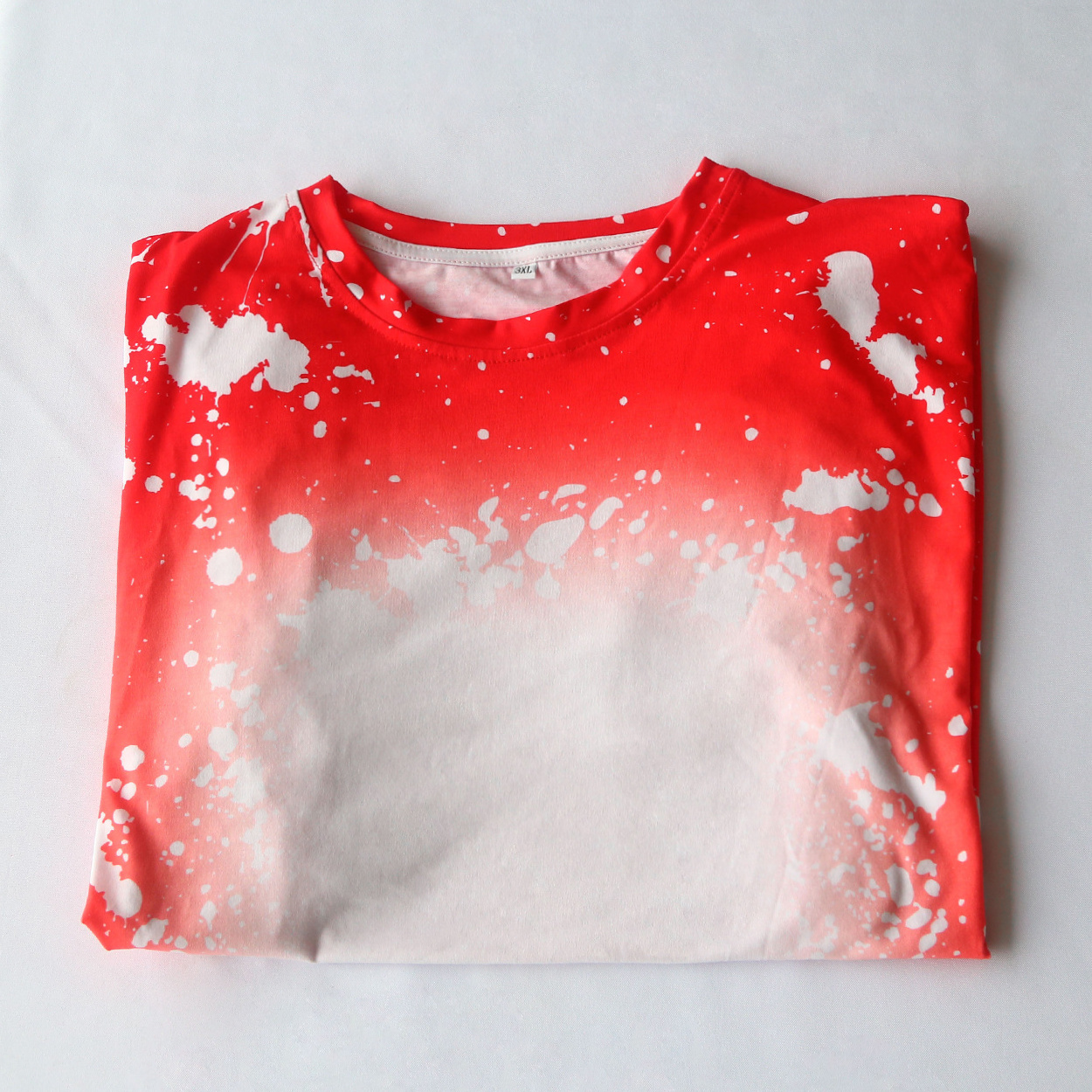 Wholesale T-shirts Sublimation T Shirts Plain Custom Printing Polyester Sublimation Bleach Shirts