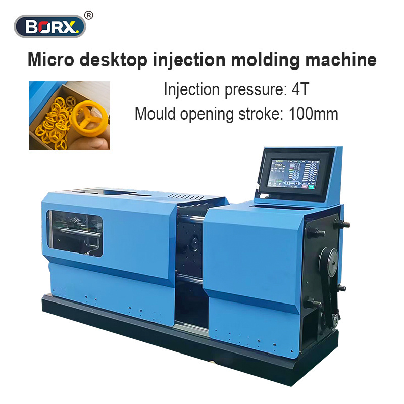 BORX 2T/4T Micro desktop 0.5KW injection molding machine with one-button operating system