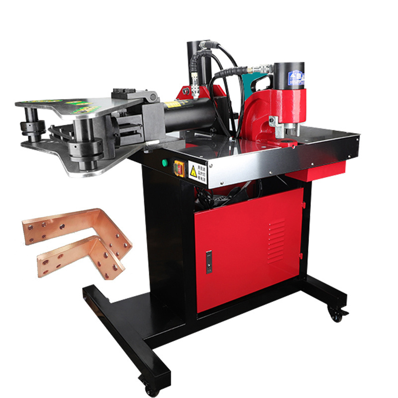 Multi-function flat copper steel bending machine Five in one busbar processing machine with Punching