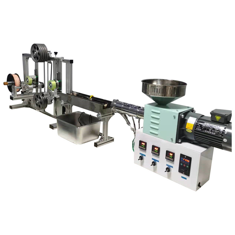 CT30/15 mini conical twin screw pelletizing and granulating line small laboratory plastic pvc wpc twin screw extrusion machine