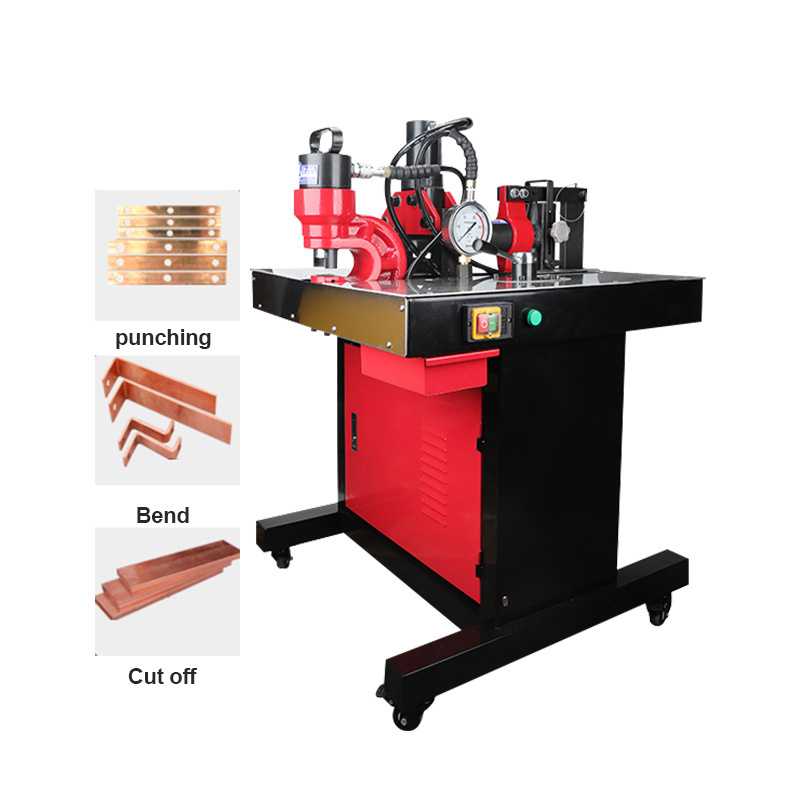 Multi-function flat copper steel bending machine Five in one busbar processing machine with Punching