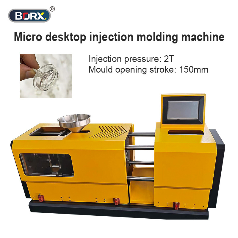 BORX 2T/4T Micro desktop 0.5KW injection molding machine with one-button operating system