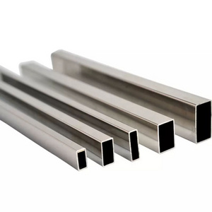 high precision 201 304 seamless stainless steel square tube pipes rectangular metal tubing