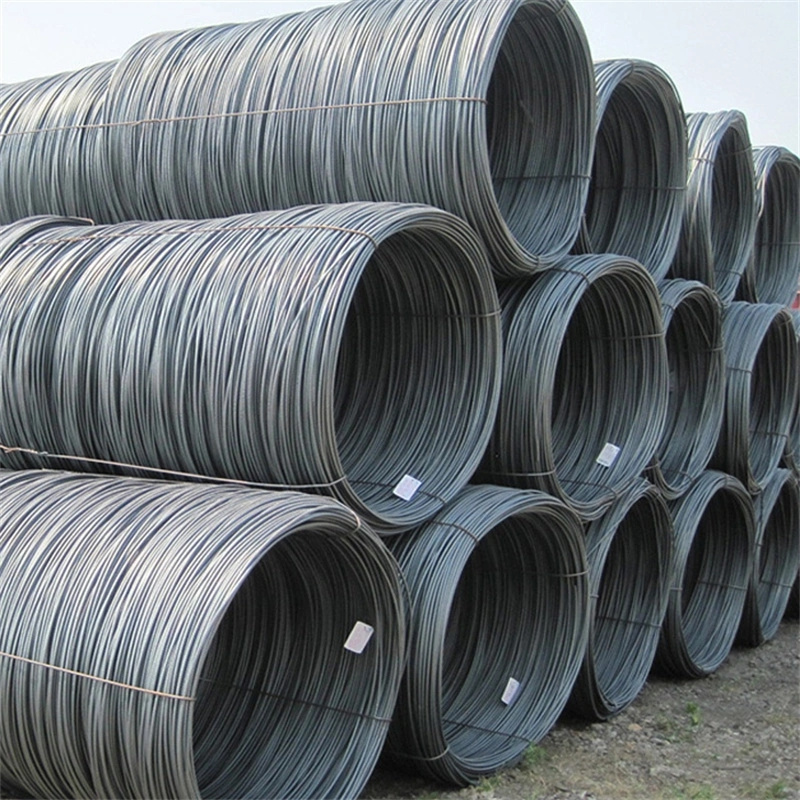 SAE1006 Hot Rolled Steel Wire Rod 6 8 9 10 12 14 Gauge Galvanized Steel Wire