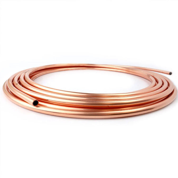 99.99% Copper Pipe Coil C11000 C70600 High Purity 99.9% Red Copper tube