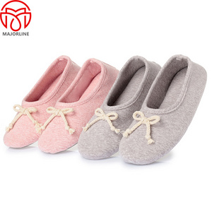 wholesale soft flat woman foldable ballet slippers shoes