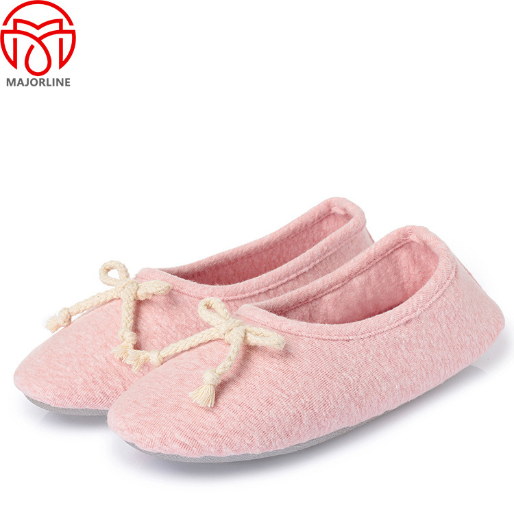 wholesale soft flat woman foldable ballet slippers shoes