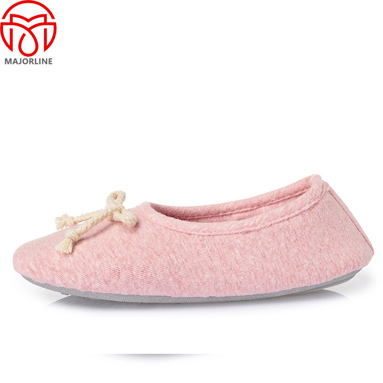 wholesale soft flat woman foldable ballet slippers shoes