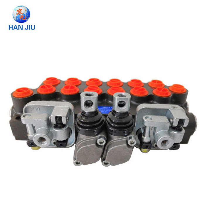 CHIEF P40 Directional Control Valves (22 Series) 6 Spool 4-Way 3 Pos. Tandem Center 10 GPM inlet outlet work port relief setting