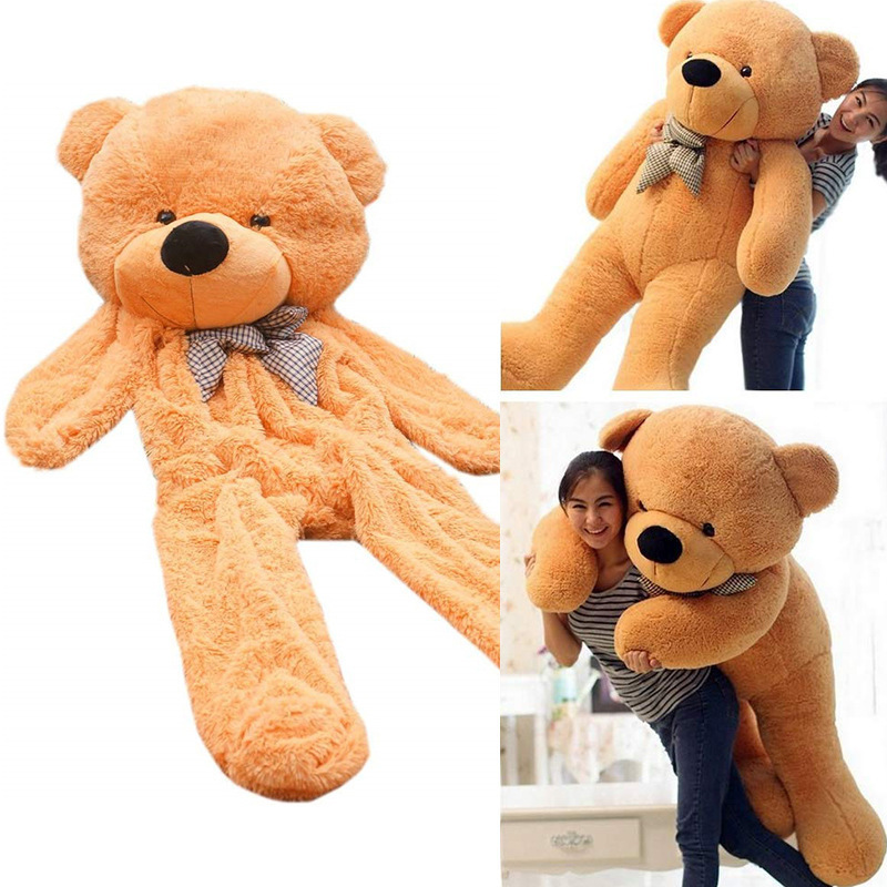 Factory Wholesale Giant Teddy Bear Skins Unstuffed Plush Animal Skins with Zipper Plush Toy