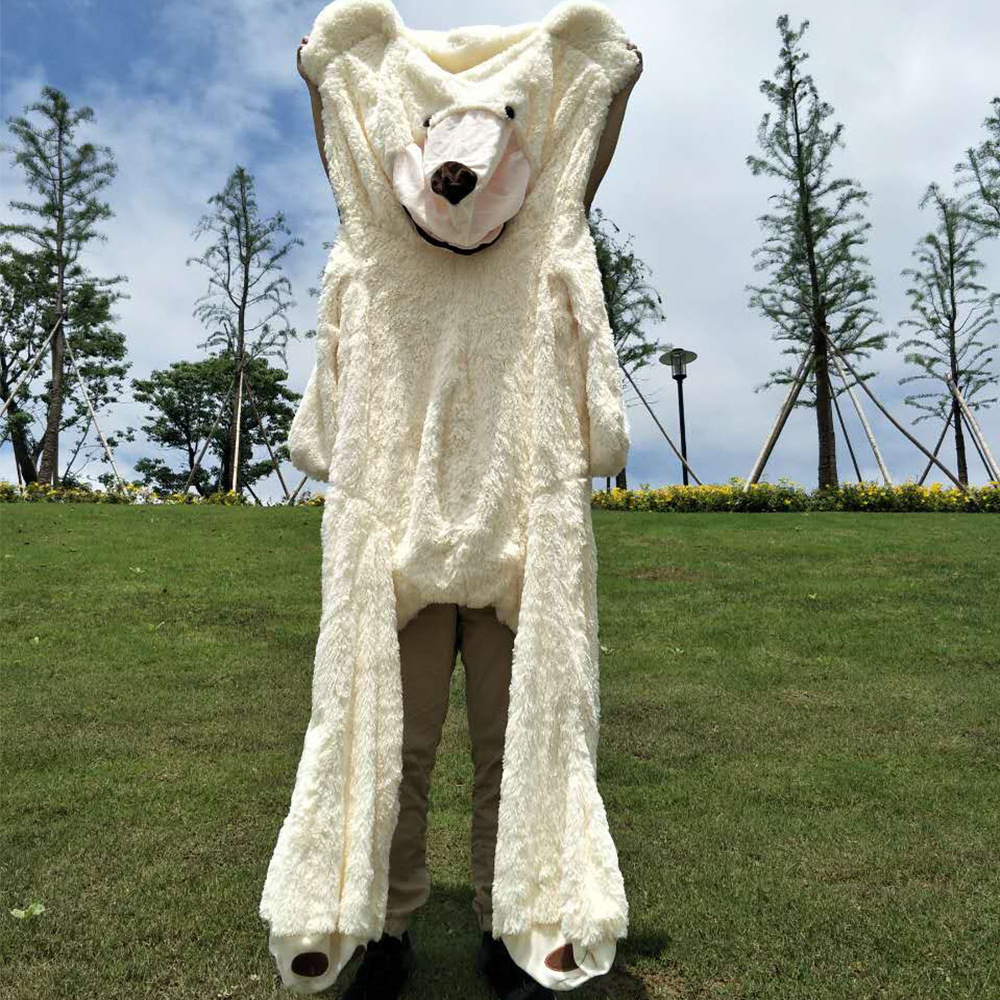 Factory Wholesale Giant Teddy Bear Skins Unstuffed Plush Animal Skins with Zipper Plush Toy