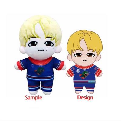 2021 Factory cute plush doll custom Korean star kpop doll plush idol doll