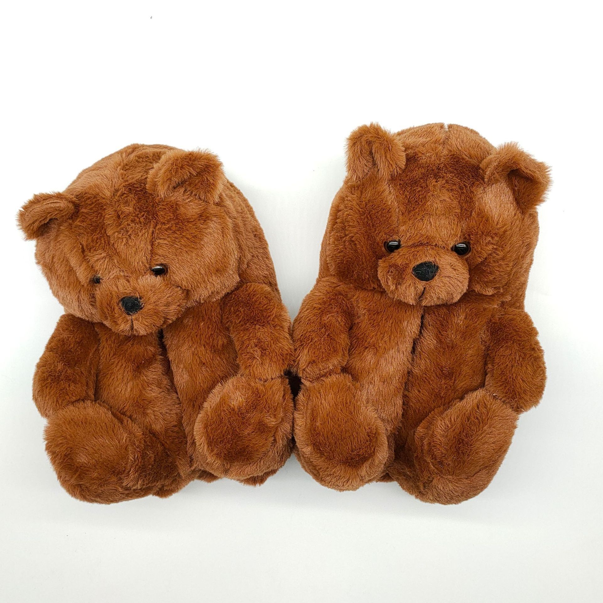 2021 new Style arrivals fuzzy Teddy bear slippers tik tok Hot Selling Slippers House Teddy Bear Slippers for Women Girls