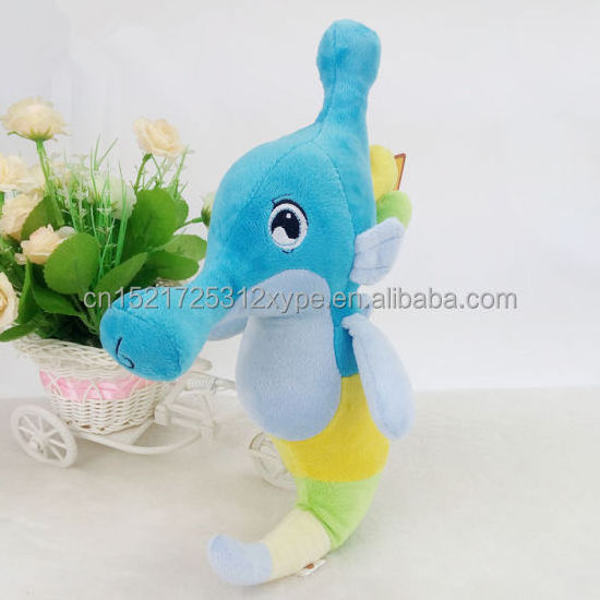 custom Soft stuffed Marine toys seahorses clown fish turtles crabs sea animals plush toy