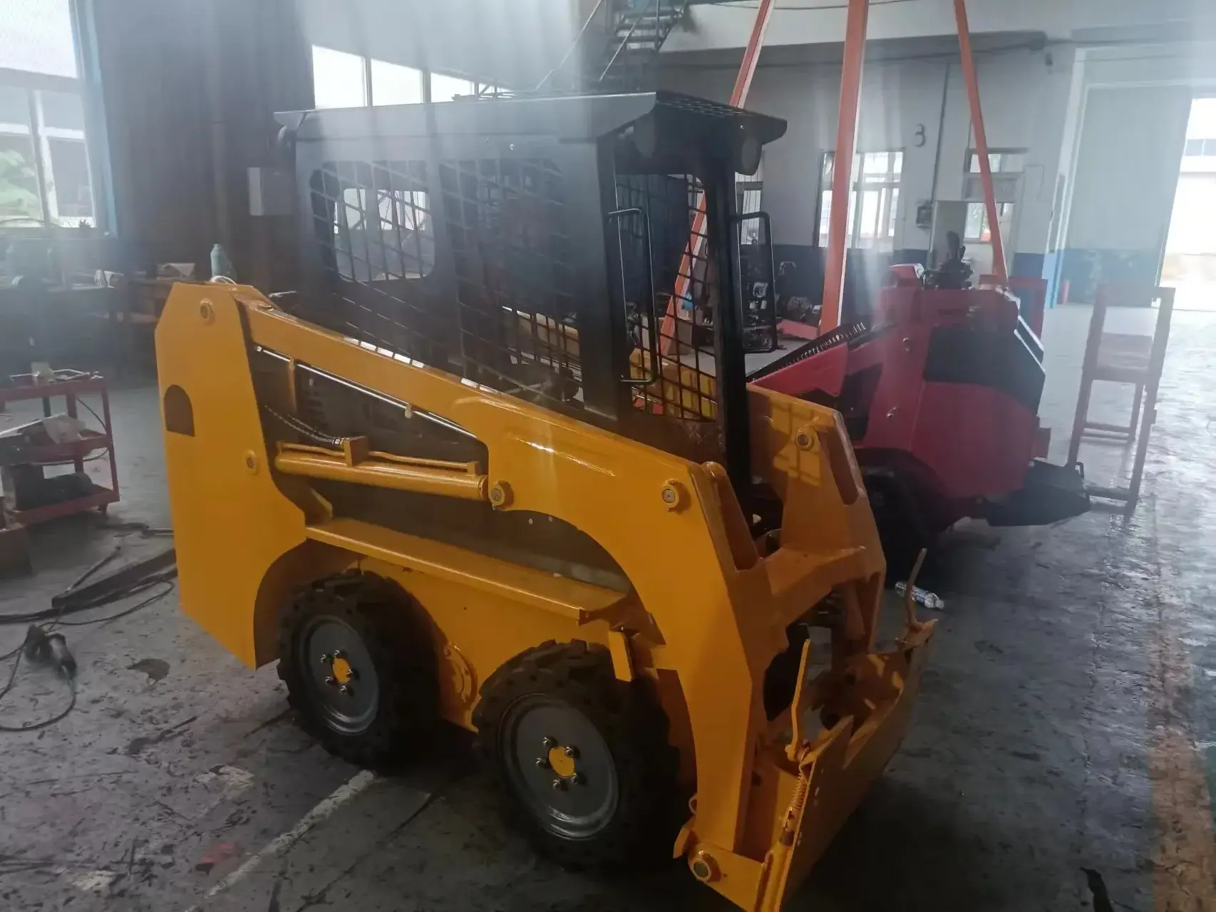 JC25 Ce Approved Skid Steer Loader with Rubber Track