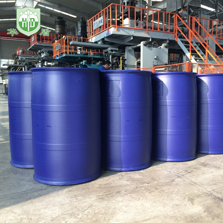 Manufacturer HDPE blue Plastic drum 200 liter large capacity closed end barrel