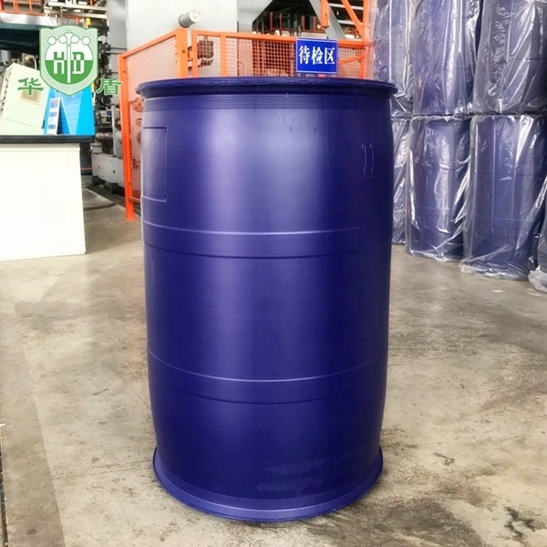 Top quality China manufacturer 200 liters blue plastic drum manufacture for chemicals