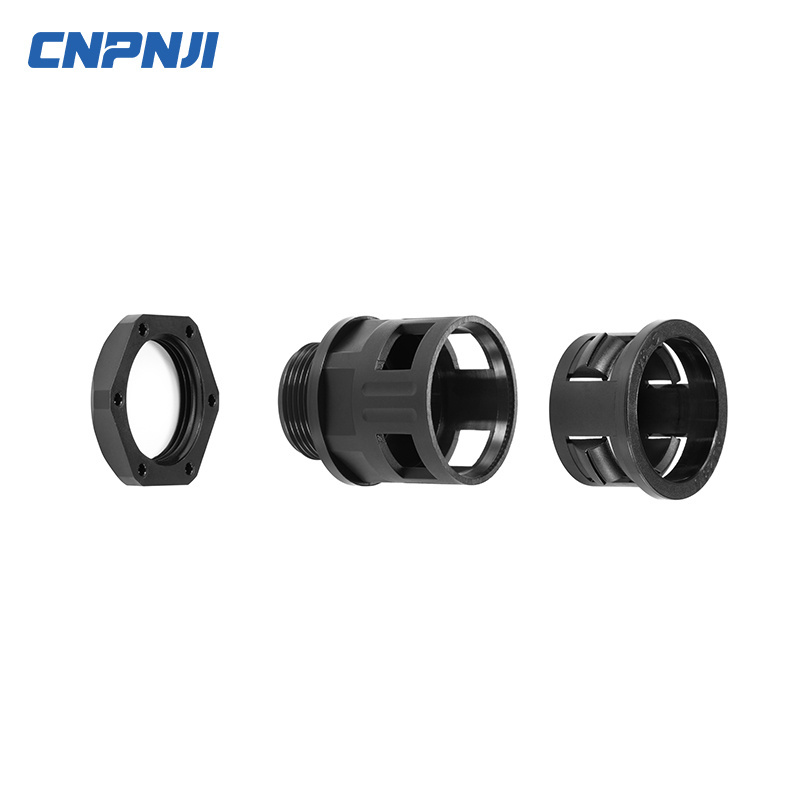 Plastic electrical quick cable wire and corrugated tube connectors  flexible conduit connector for AD13 flexible conduit