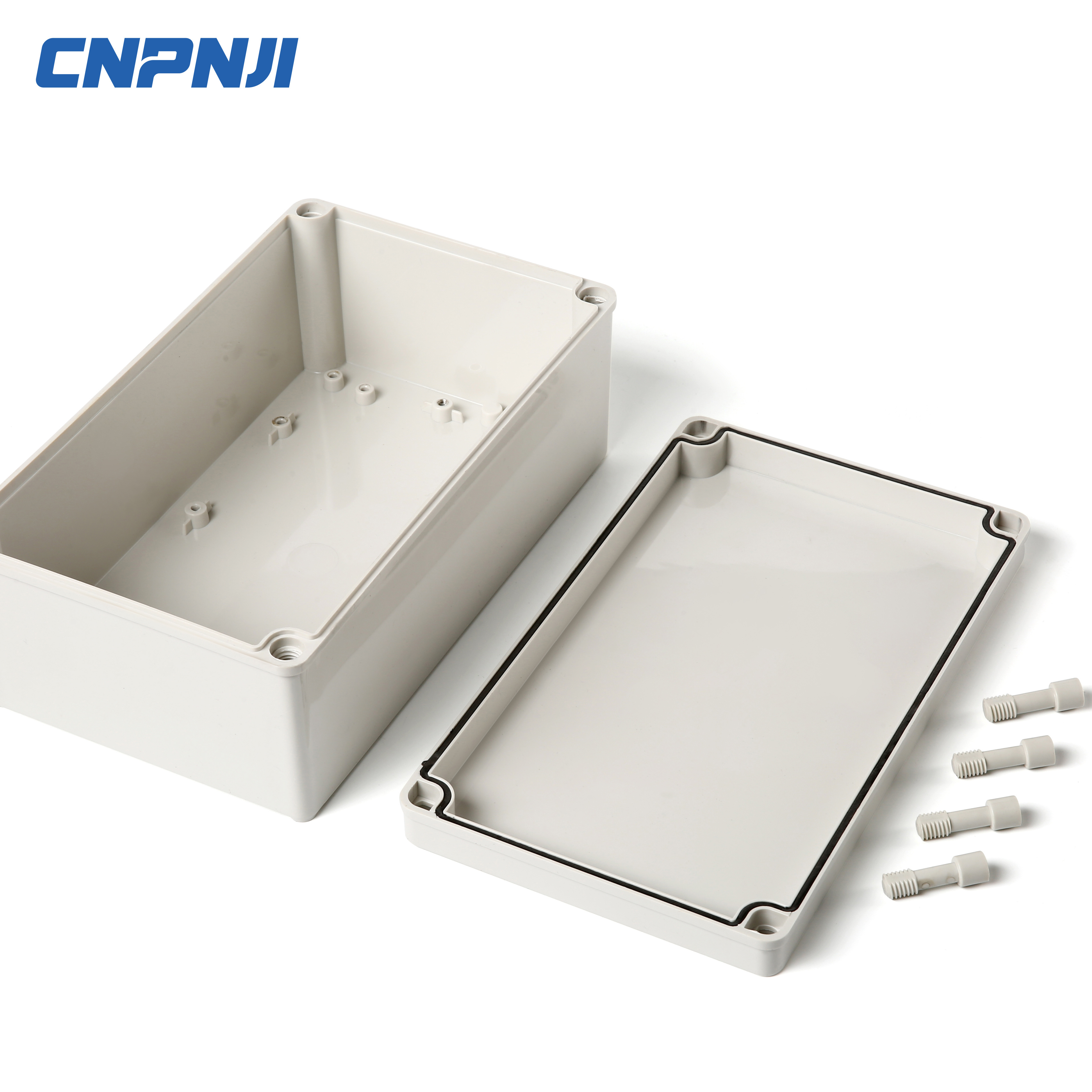 ABs PC plastic electronic outdoor project box waterproof junction box ip66 with CE Plastic Enclosures with Clear Lid