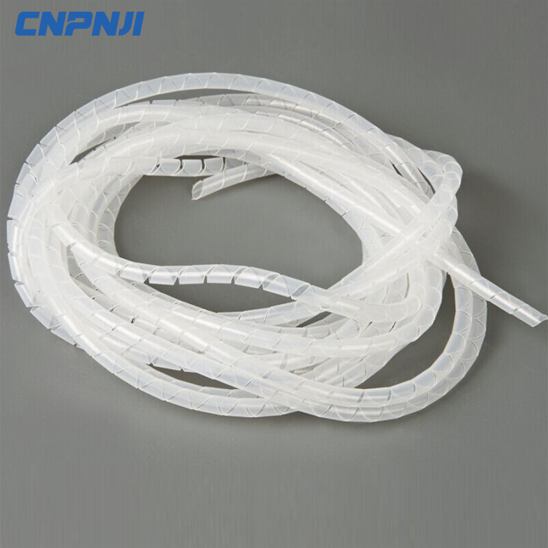 PE Plastic 12mm Wire Spiral wrapping Sleeving Band Tube Cable wrap Wire Protector Electrical Wire Sleeves