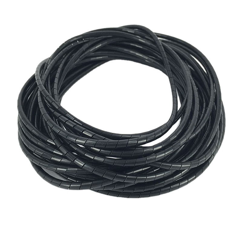 PE Plastic 12mm Wire Spiral wrapping Sleeving Band Tube Cable wrap Wire Protector Electrical Wire Sleeves