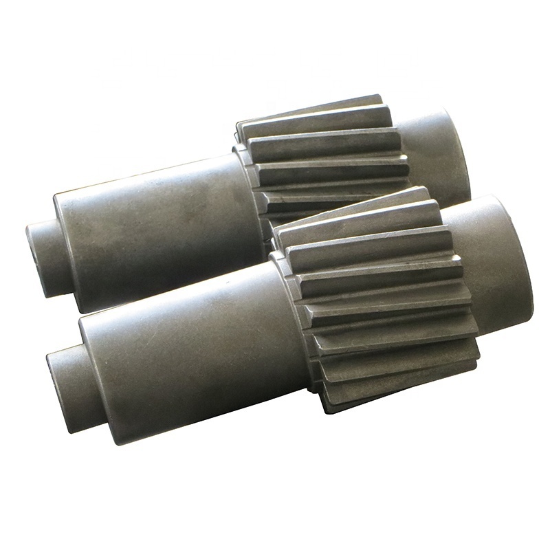 China precision stainless steel gear shaft with teeth grinding