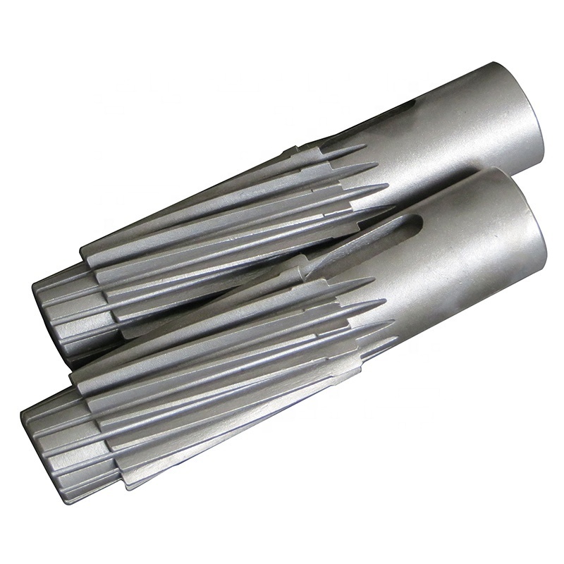 China precision stainless steel gear shaft with teeth grinding