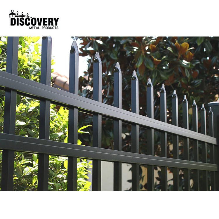 High quality aluminum security fencing pressed spear styles picket fence