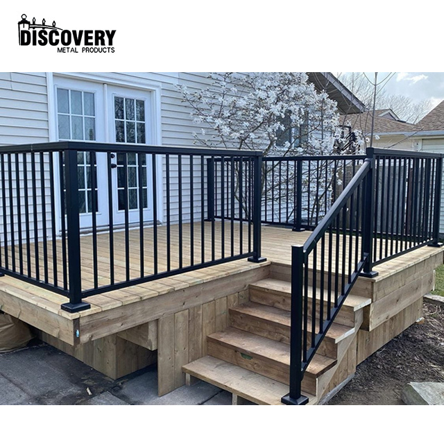 Wholesale high quality waterproof outdoor exterior aluminium handrail aluminium balustrade for staircase and deck