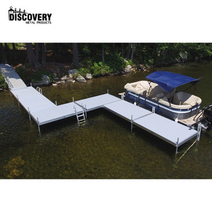 Top quality and hot selling pontoon boat floating jetty dock for sale boat stationary aluminum dock system