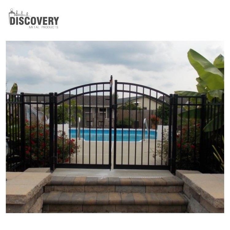 Wholesale Competitive Price Home Front Gate New Designs Aluminium Big Main Gates Outdoor Metal Driveway Gate