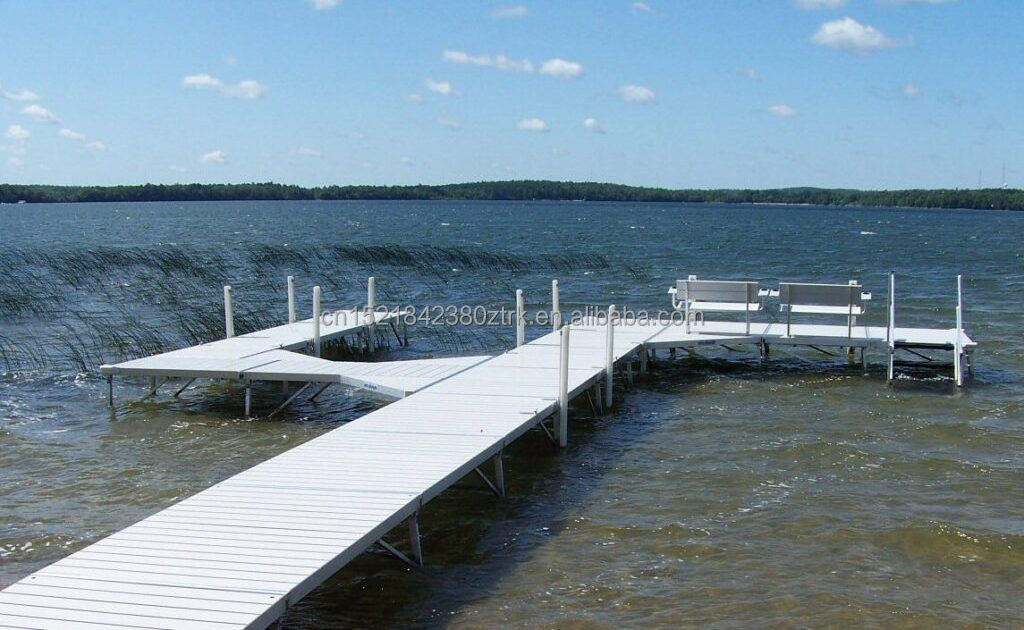 Aluminum Gangway for Dock Jet Ski Pontoon Dock System Pontoon Boat Floating Dock