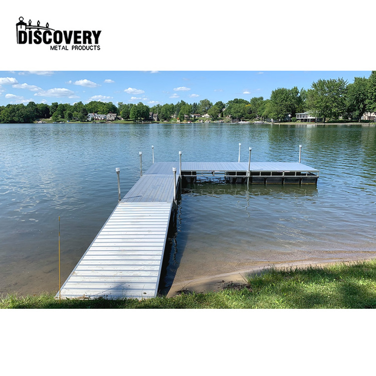 Hot Sale Aluminum Alloy Floating Dock Under The House In The Water Floating Pontoon Platform Bridge