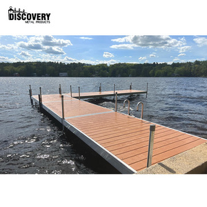 shore ramp flottant pantoon Design floating pontoon dock as floating bridge luxury pontoon boat aluminum floats